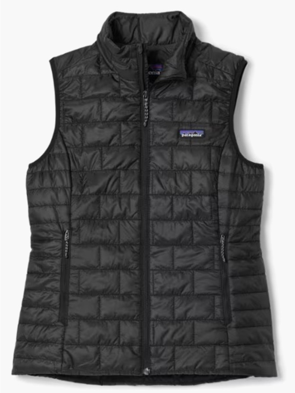 Patagonia Women's Black Nano Puff Insulated Vest Small